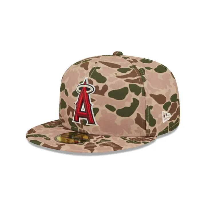 ANAHEIM ANGELS MLB DUCK CAMO CASQUETTE 59FIFTY CAMO