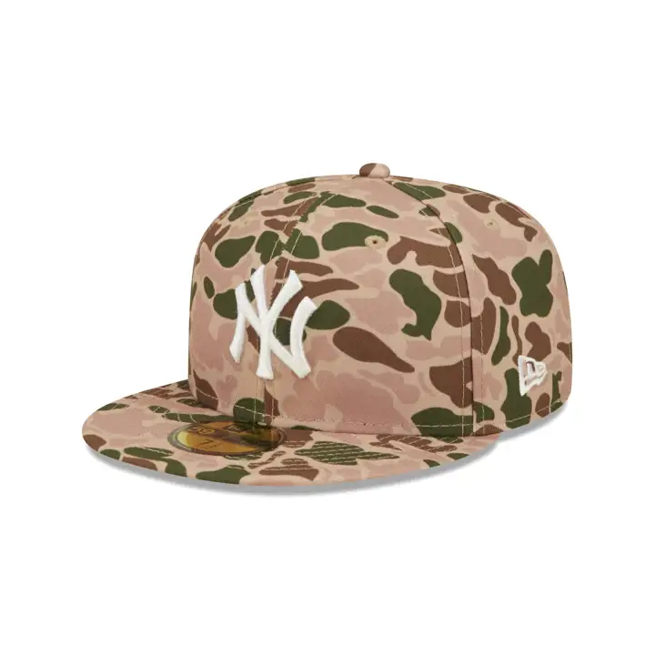 NEW YORK YANKEES MLB DUCK CAMO 59FIFTY CAMO