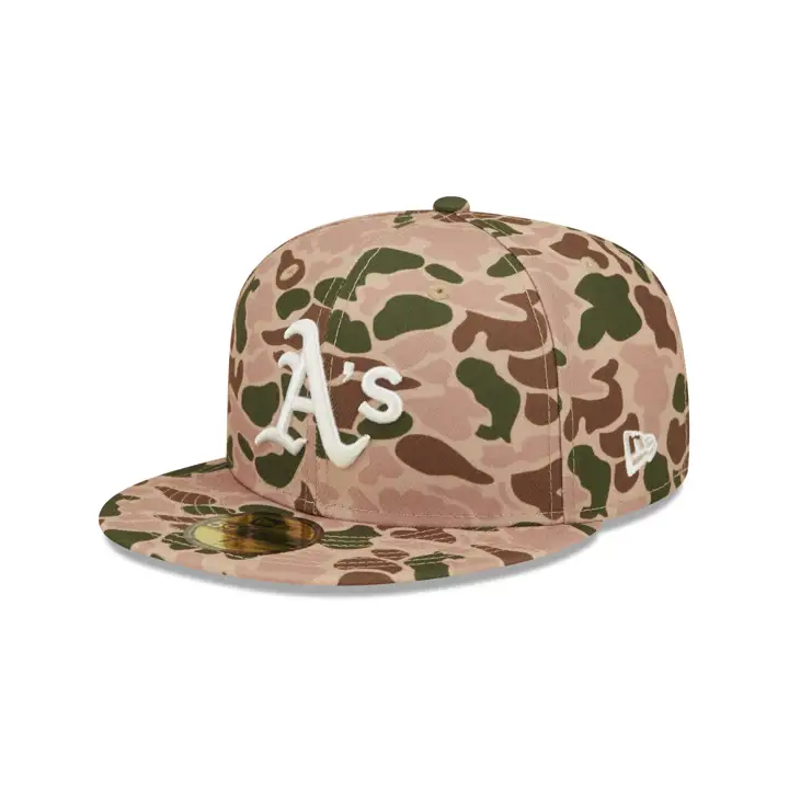 OAKLAND ATHLETICS MLB DUCK CAMO 59FIFTY CAMO