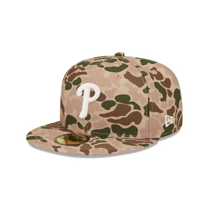 PHILADELPHIA PHILLIES MLB DUCK CAMO 59FIFTY CAMO