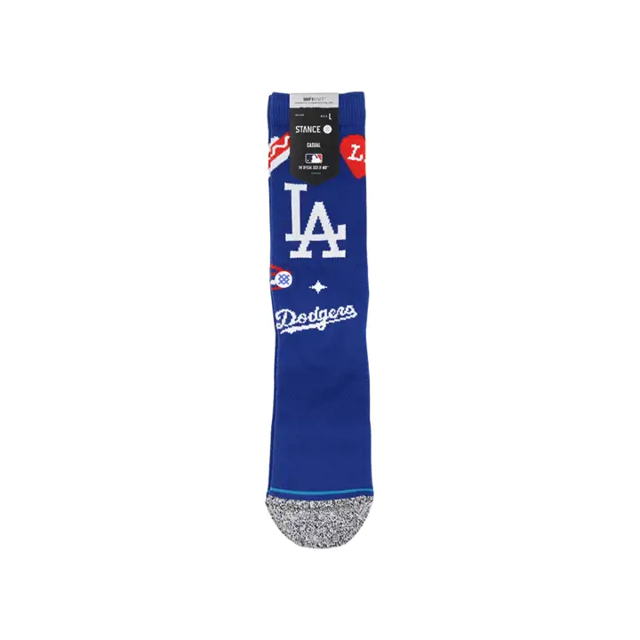 Chaussettes Los Angeles Dodgers Landmark Crew ast