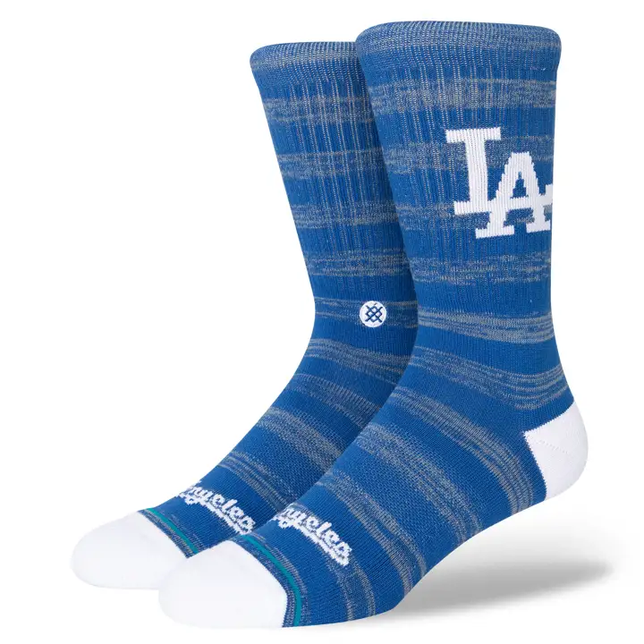 Chaussettes ras du cou Los Angeles Dodgers Twist, paquet de 2