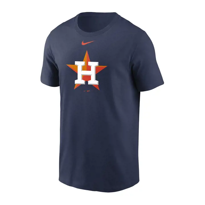 T-shirt Houston Astros MLB Swoosh Wordmark H BLEU MARINE