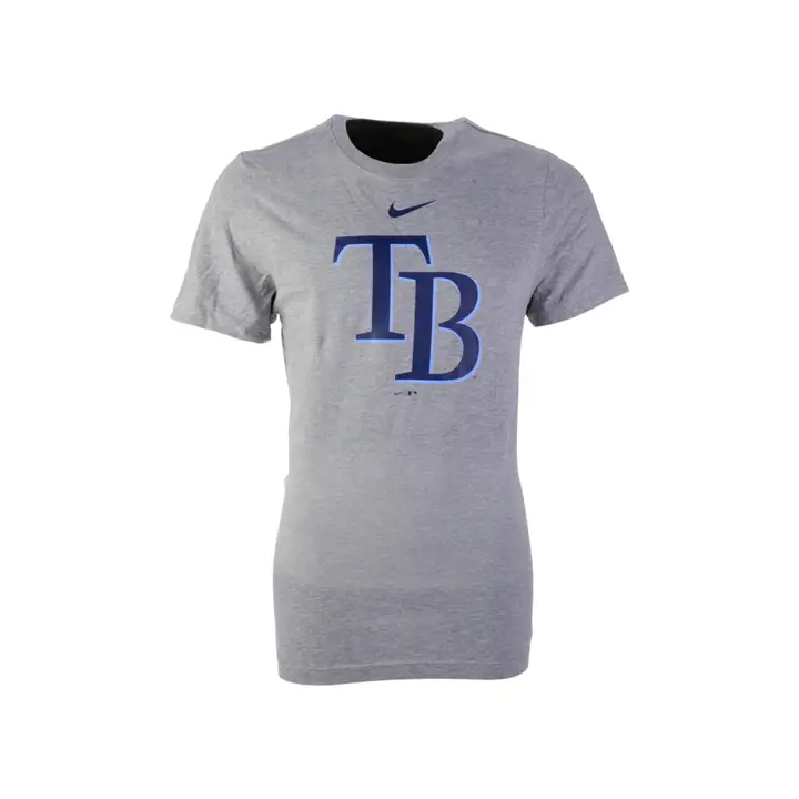 "T-shirt Tampa Bay Rays MLB Swoosh Wordmark « TB » GRIS"