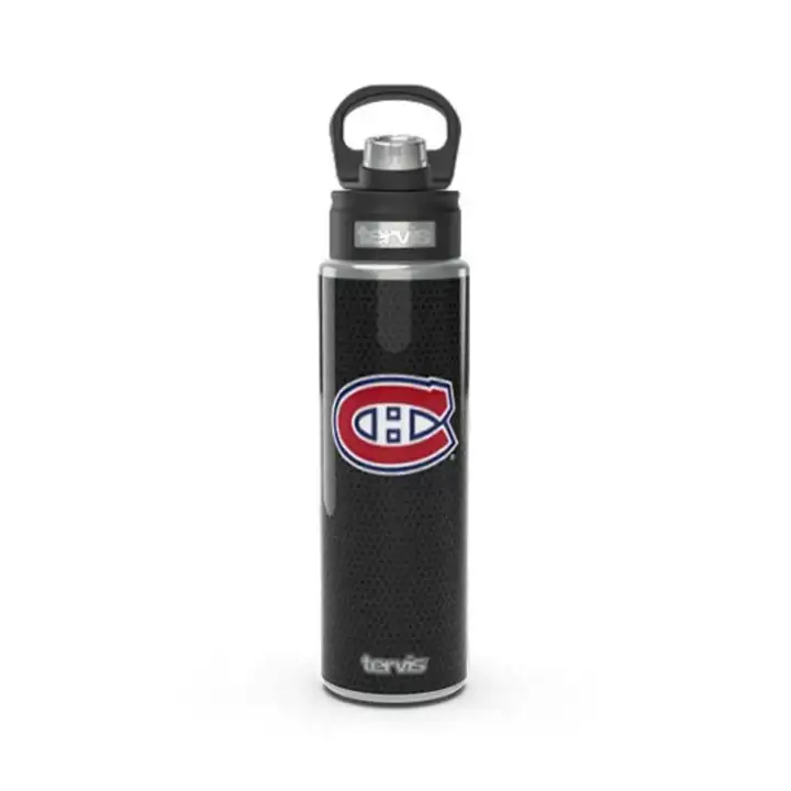 Bouteille WM des Canadiens de Montréal, 24 oz, noire