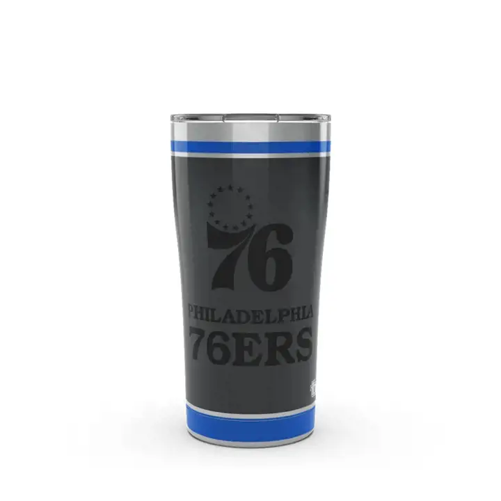Philadelphia 76ers 20 oz NBA acier inoxydable noir