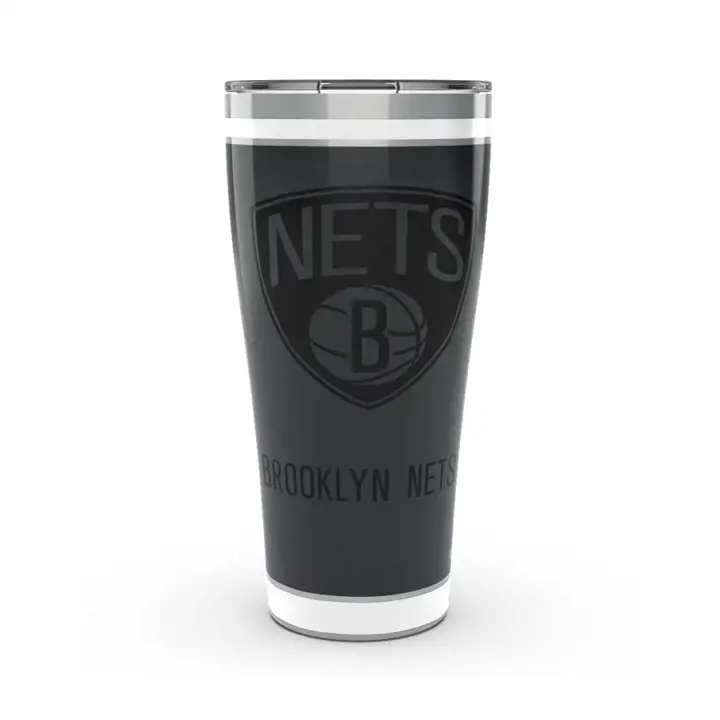 Brooklyn Nets 30oz NBA Acier Inoxydable Noir blk