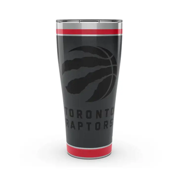 Bouteille isotherme en acier inoxydable noir Toronto Raptors NBA 887 ml