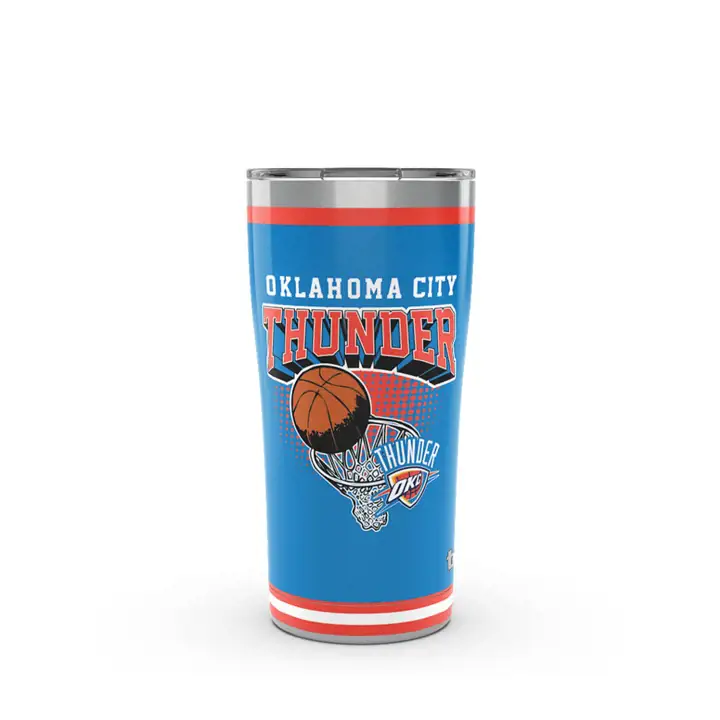 Oklahoma City Thunder NBA Rétro en acier inoxydable de 59 cl