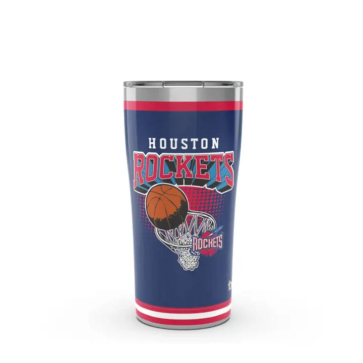 Bouteille en acier inoxydable rétro NBA 590 ml Houston Rockets