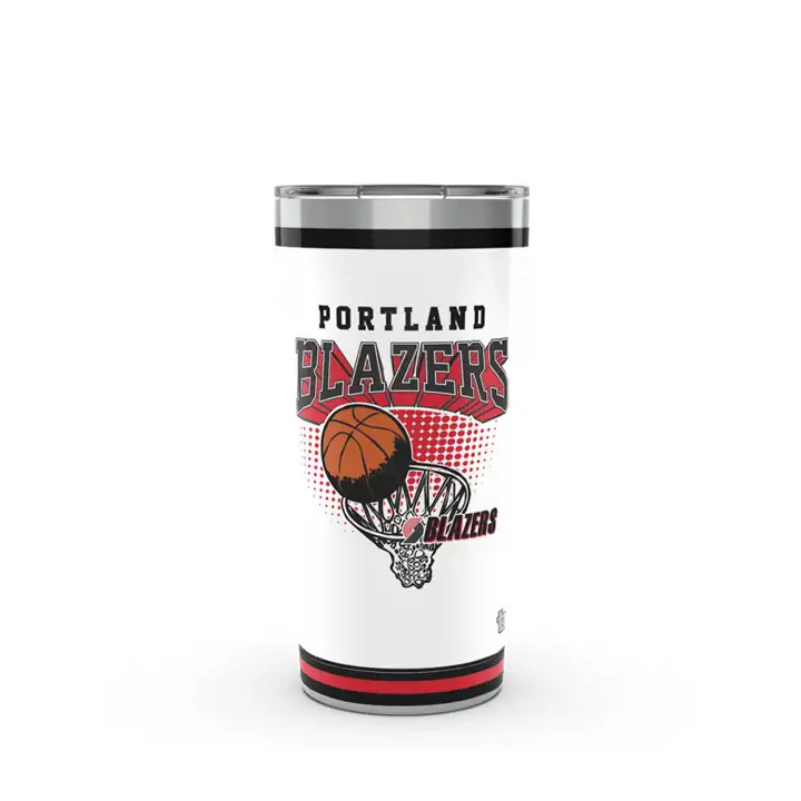 Portland Trail Blazers, 591 ml, NBA Rétro, acier inoxydable, assortis