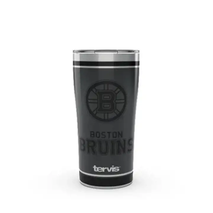 Boston Bruins Bouteille isotherme 20 oz NHL Black Out en acier inoxydable