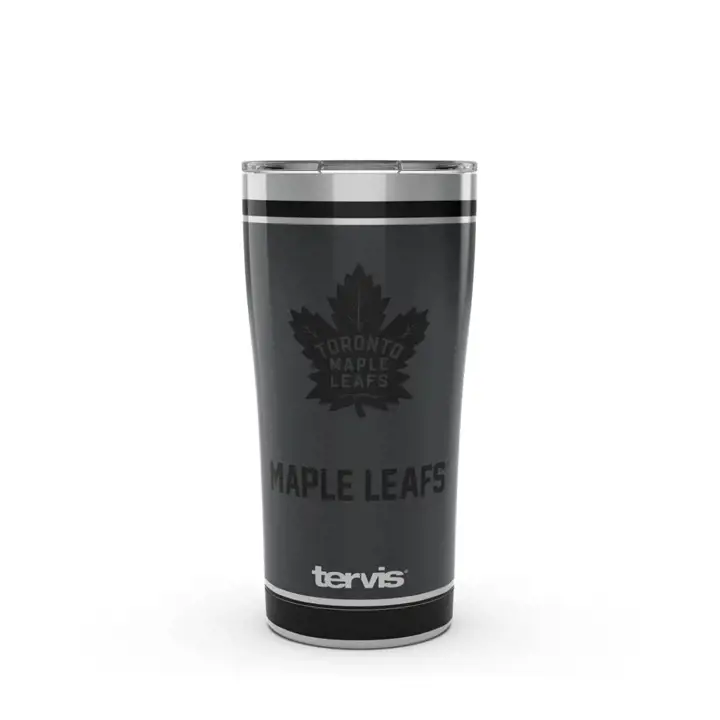 Toronto Maple Leafs LNH 20oz Acier inoxydable noir