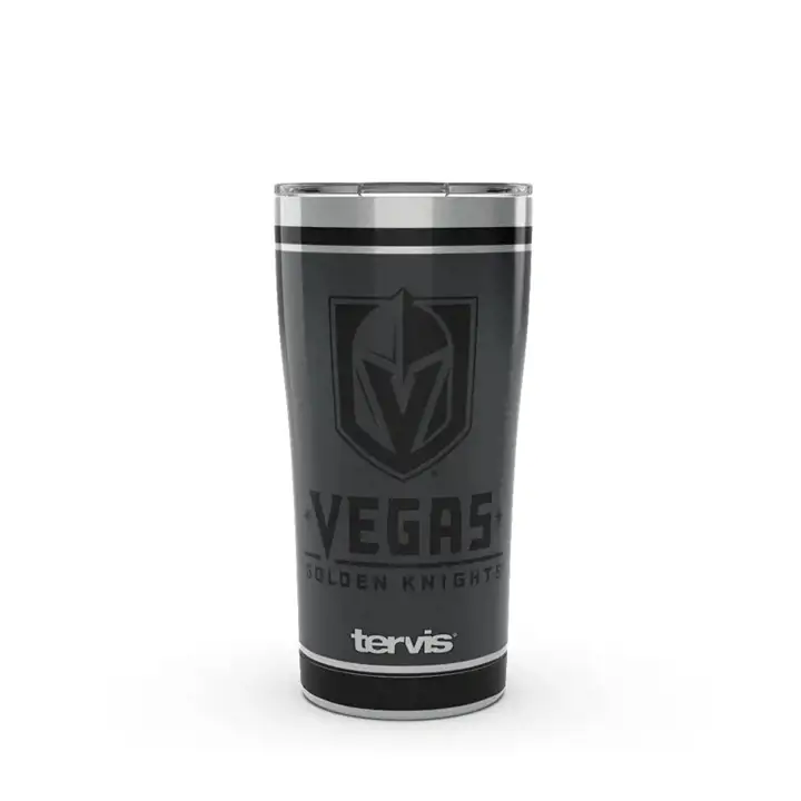Vegas Golden Knights Gourde de 20 oz en acier inoxydable noir LNH