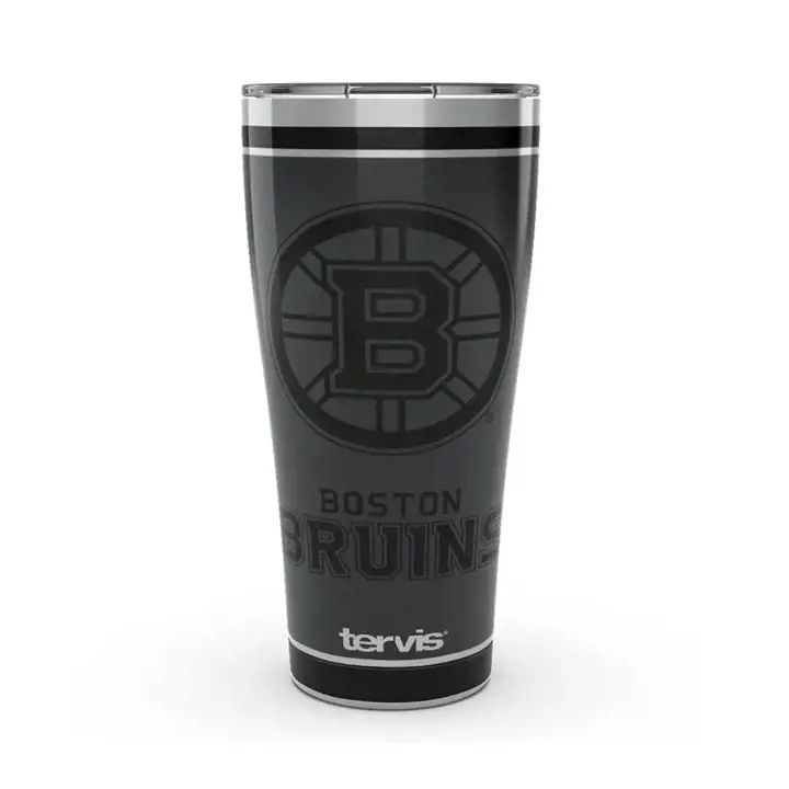 Gobelet isotherme en acier inoxydable noir 30 oz Boston Bruins LNH