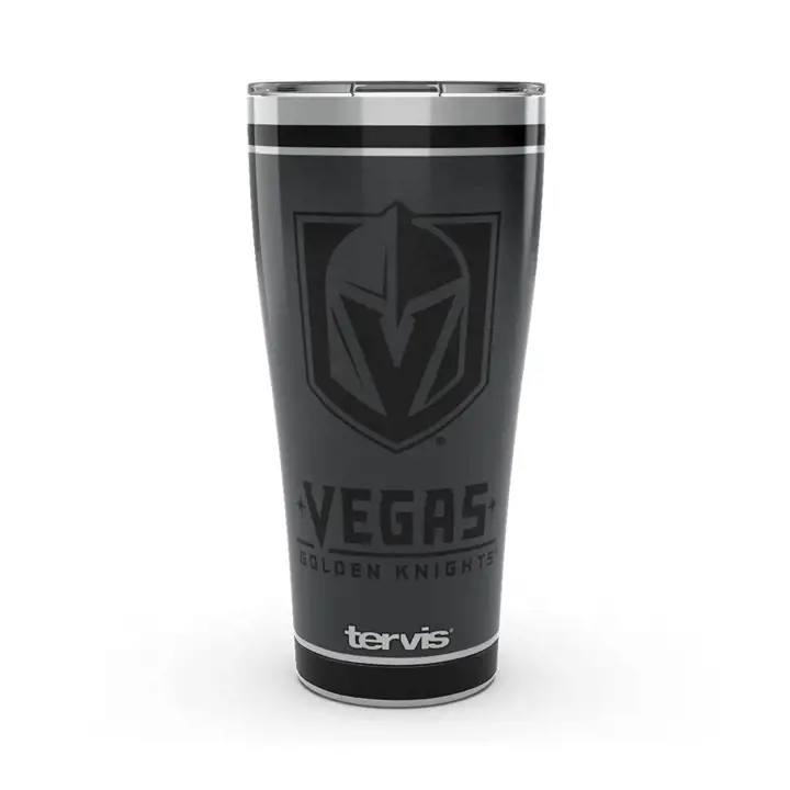 Vegas Golden Knights, bouteille en acier inoxydable noir, 887 ml, LNH