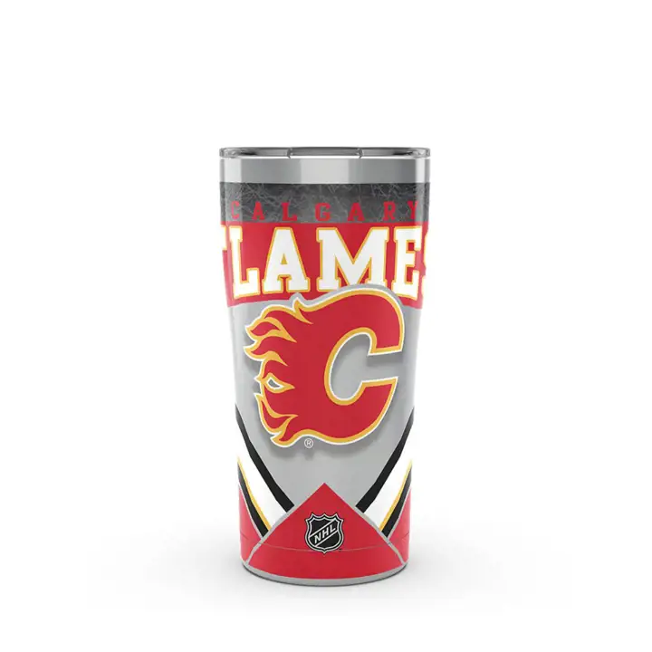Calgary Flames Bouteille isotherme NHL Ice en acier inoxydable de 20 oz