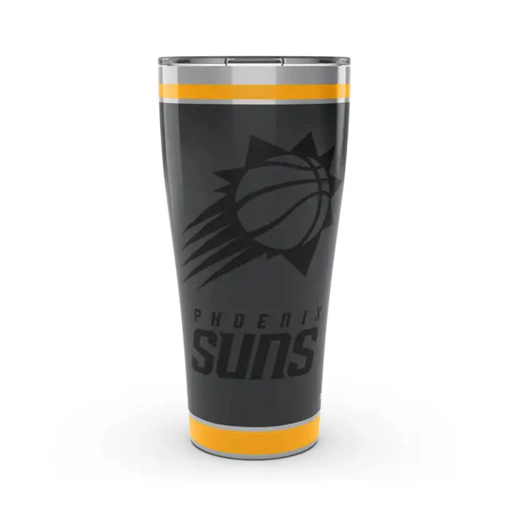 Phoenix Suns Bouteille isotherme en acier inoxydable noir 887 ml NBA