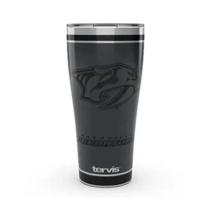 Nashville Predators Gobelet 30oz LNH en Acier Inoxydable Noir