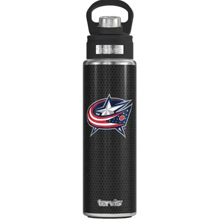 Columbus Blue Jackets Bouteille de 24 oz. WM noire