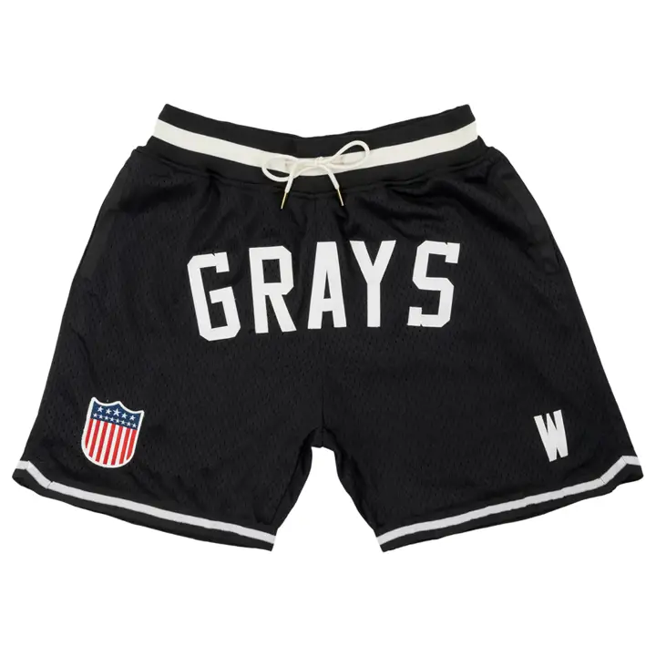 GRAYS NL Short en maille réplique noir
