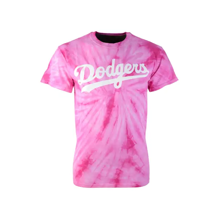 T-shirt Los Angeles Dodgers MLB Fashion Dye Rose