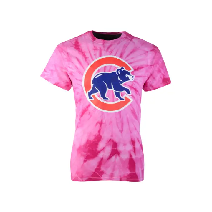 Chicago Cubs MLB Fashion Dye T-Shirt PNK