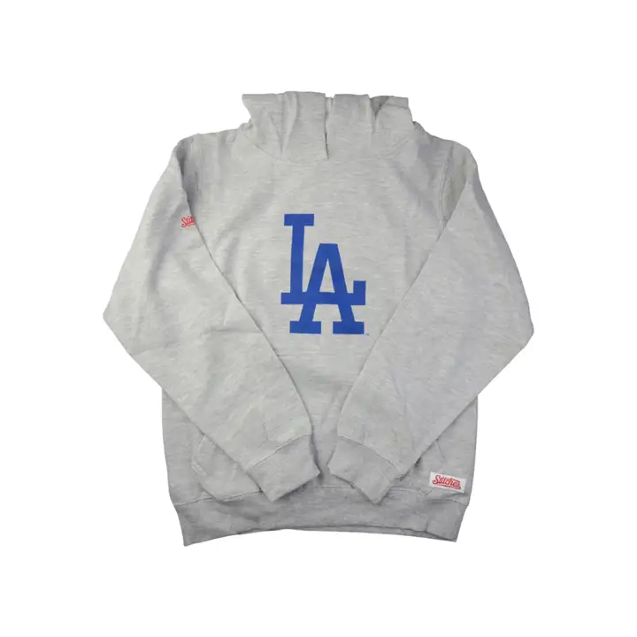 Los Angeles Dodgers MLB Sweat à Capuche Uni Stitches Junior Gris