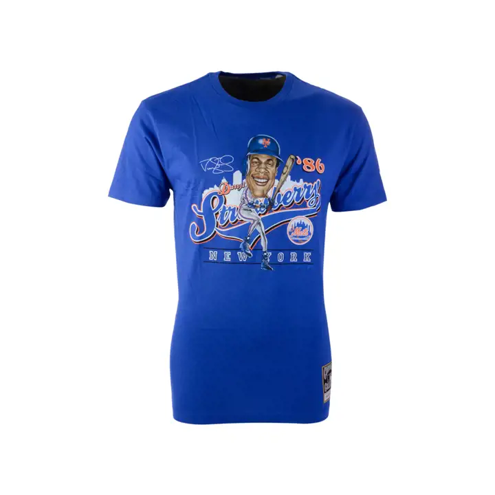 New York Mets MLB MN Mets 86 Comm T-shirt Darryl Strawberry