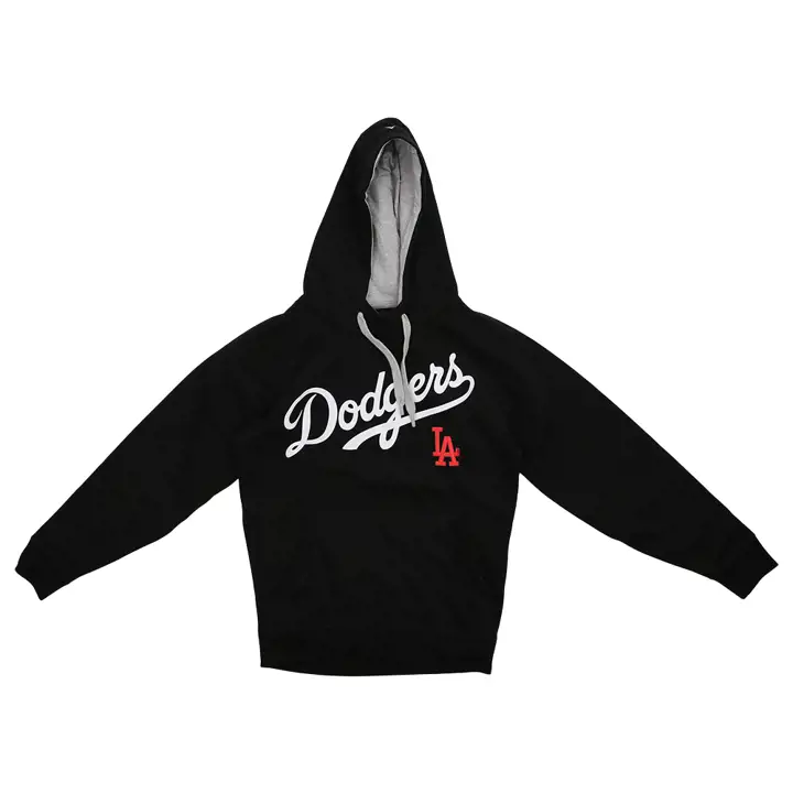 Chandail à capuchon Los Angeles Dodgers MLB Victory Script BLK