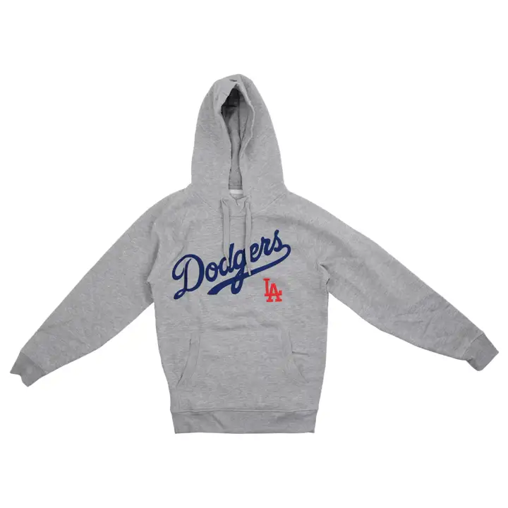 Haut à capuche Los Angeles Dodgers MLB Victory Script gris