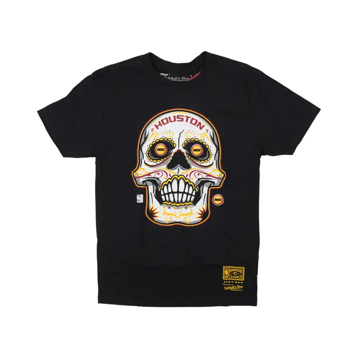 T-shirt Houston Rockets NBA Sugar Skull noir