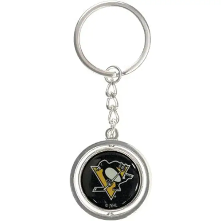Porte-clés rotatif des Pingouins de Pittsburgh ast