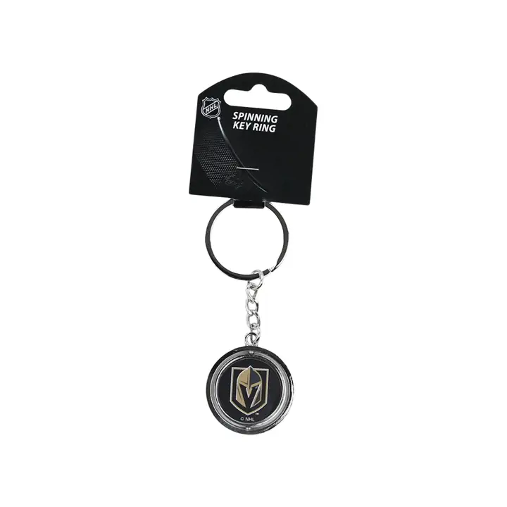 Porte-clés Vegas Golden Knights rotatif ast