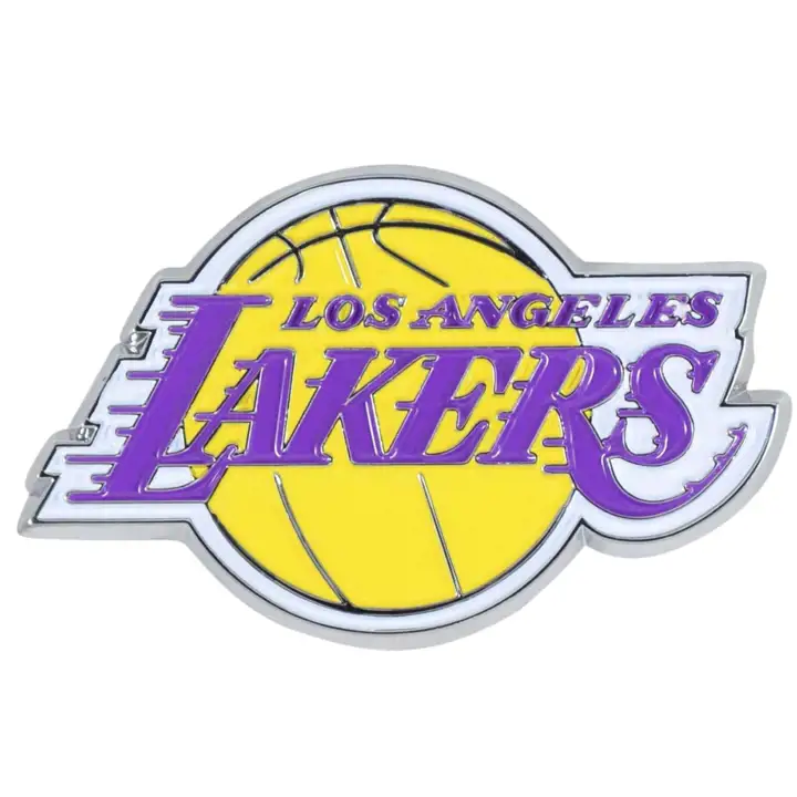 Autocollant métallique pour voiture Los Angeles Lakers