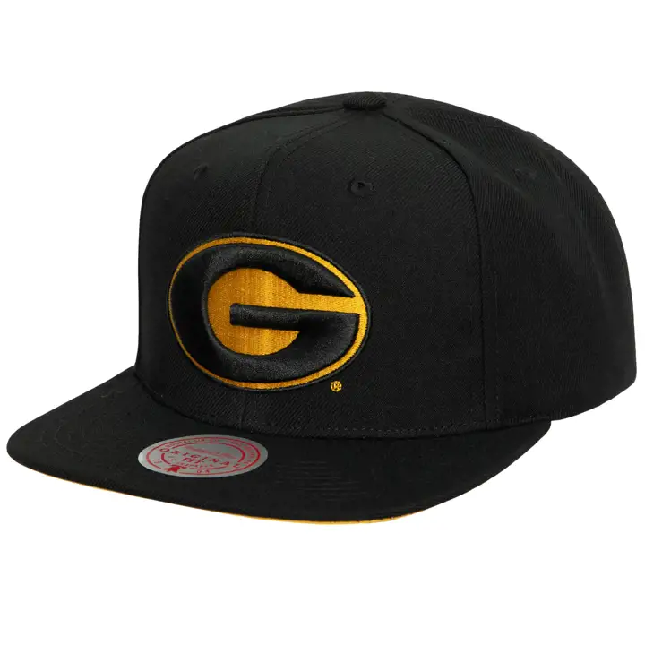 Grambling Tigers NCAA Double Down Snap Noir