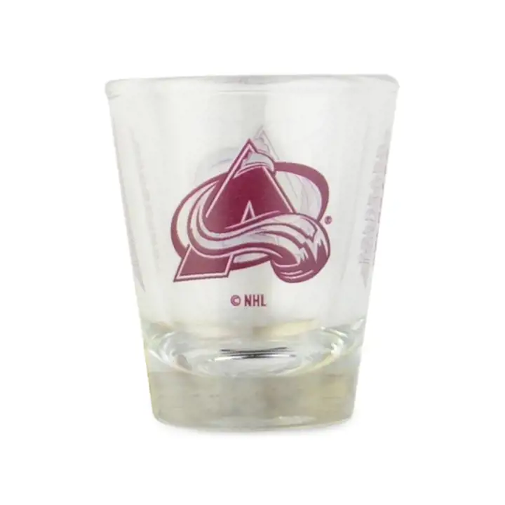 Verre à shot du jour de match de l'Avalanche du Colorado ast