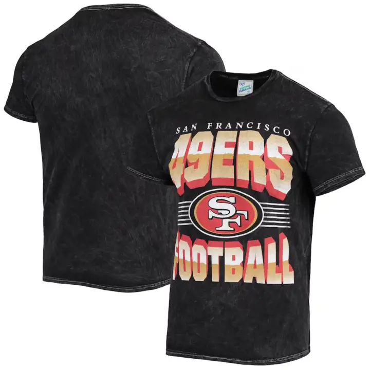 T-shirt Tubulaire Vintage NFL SAN FRANCISCO 49ERS 21 BLK