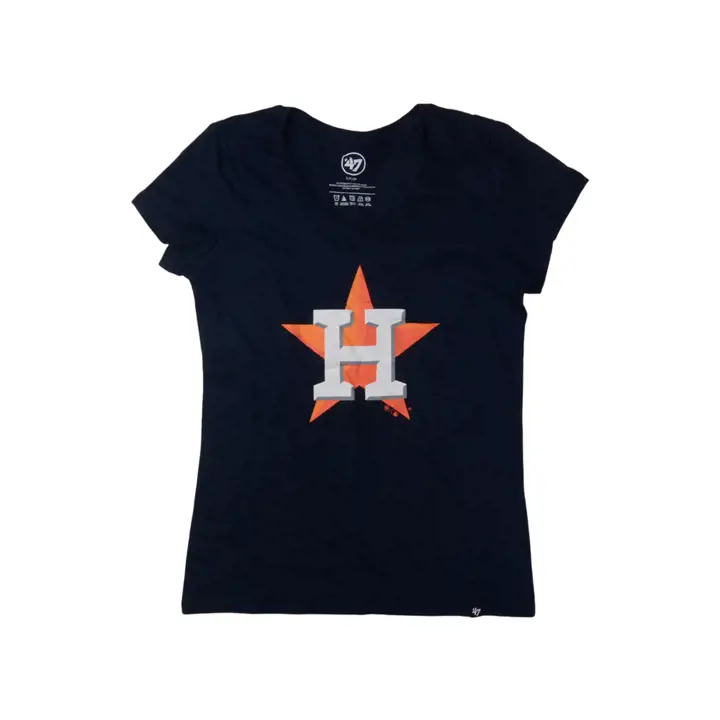 HOUSTON ASTROS IMPRESSION ULTRA COL EN V FEMME MARINE