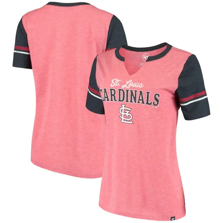 T-SHIRT ENCOCHE ROUGE FEMME ST. LOUIS CARDINALS