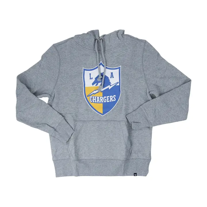Sweat à capuche LAChargers NFL Knockaround gry