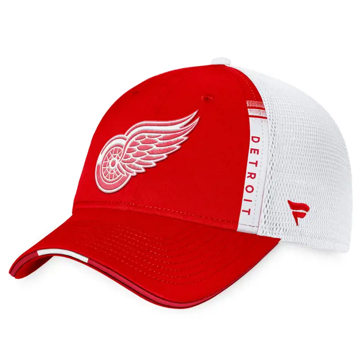 Detroit RedWings 2022 NHL Draft Trucker rouge/blanc