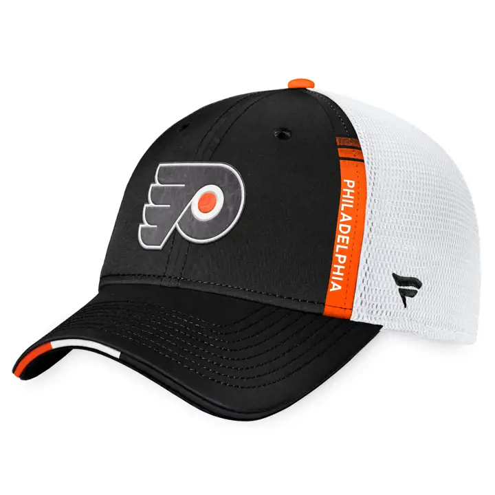 Casquette trucker Philadelphia Flyers Repêchage LNH 2022 orange/noir