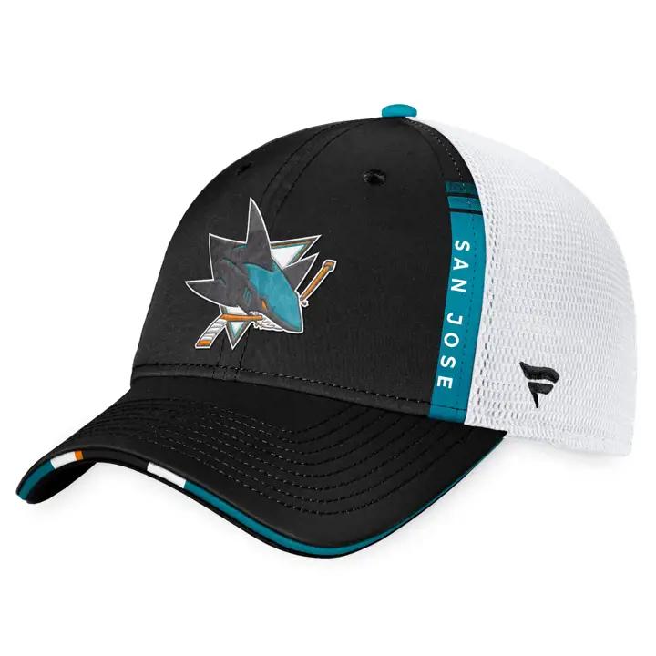 Casquette de routier San Jose Sharks 2022 NHL Draft sarcelle/noir