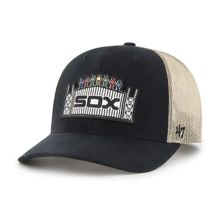 Casquette de camionneur MLB des White Sox de Chicago « Haven » 47 – Noire