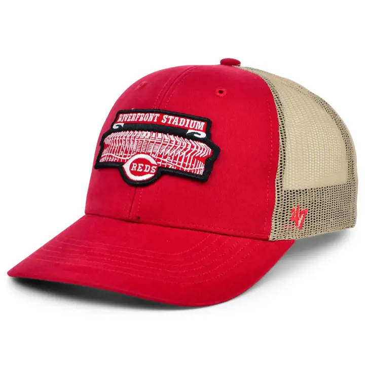 Casquette trucker rouge '47 MLB Cincinnati Reds Haven