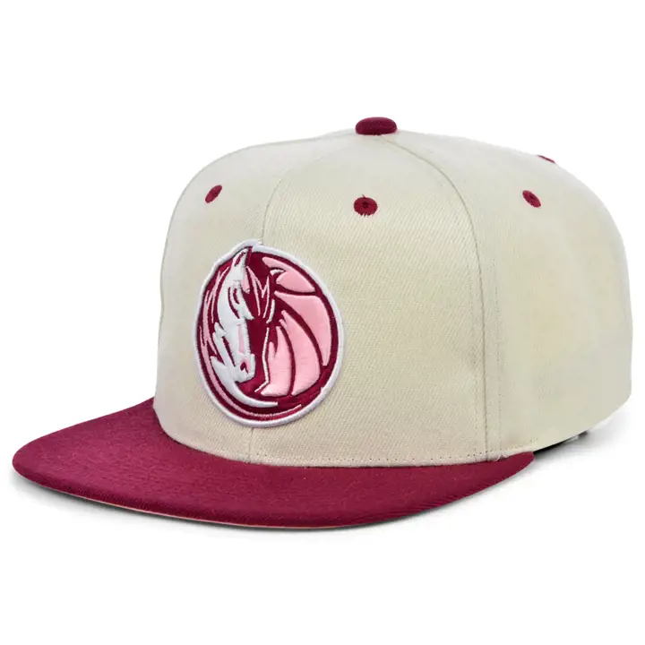 Dallas Mavericks NBA Casquette ajustable rose Merlot sail/crédit/rose