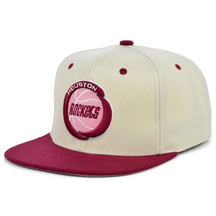 Casquette snapback Houston Rockets NBA rose merlot voile/rouge/rose