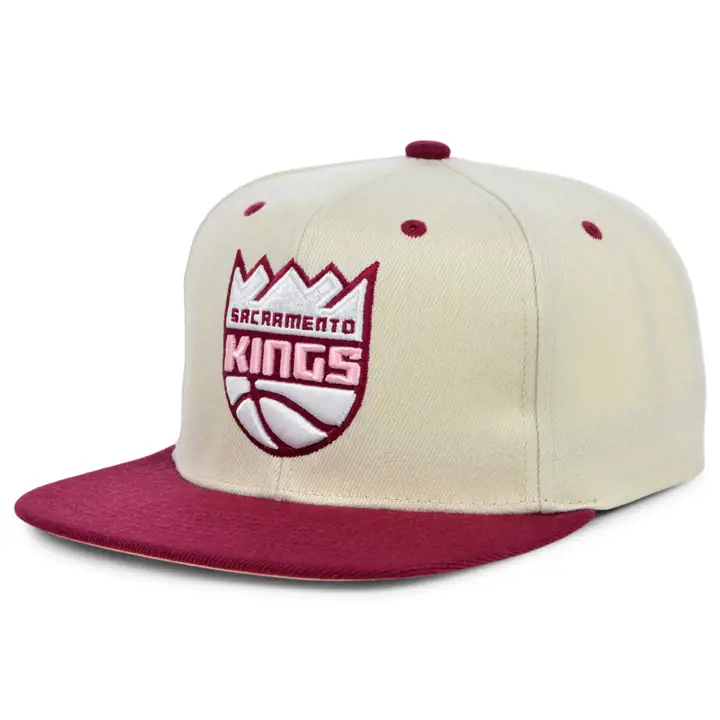 Sacramento Kings NBA Casquette Snapback rose Merlot voile/crème/rose