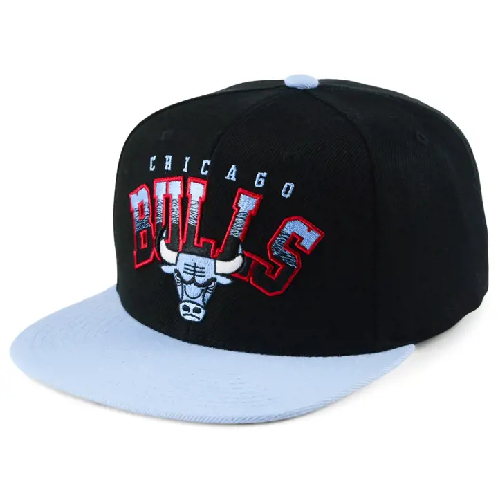 Casquette Snapback Chicago Bulls NBA Gradient Wordmark noire/bleue/rouge